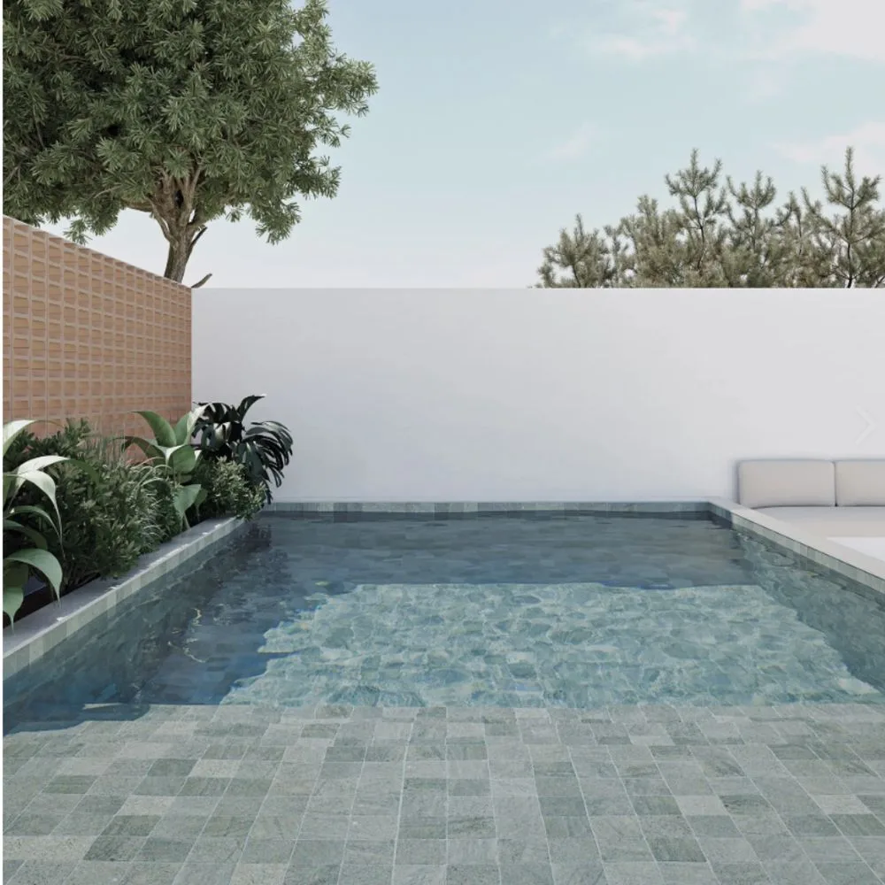 CARRELAGE PISCINE EFFET PIERRE DE BALI 