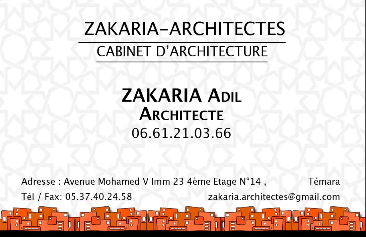 ZAKARIA Adil Architecte — aperçu