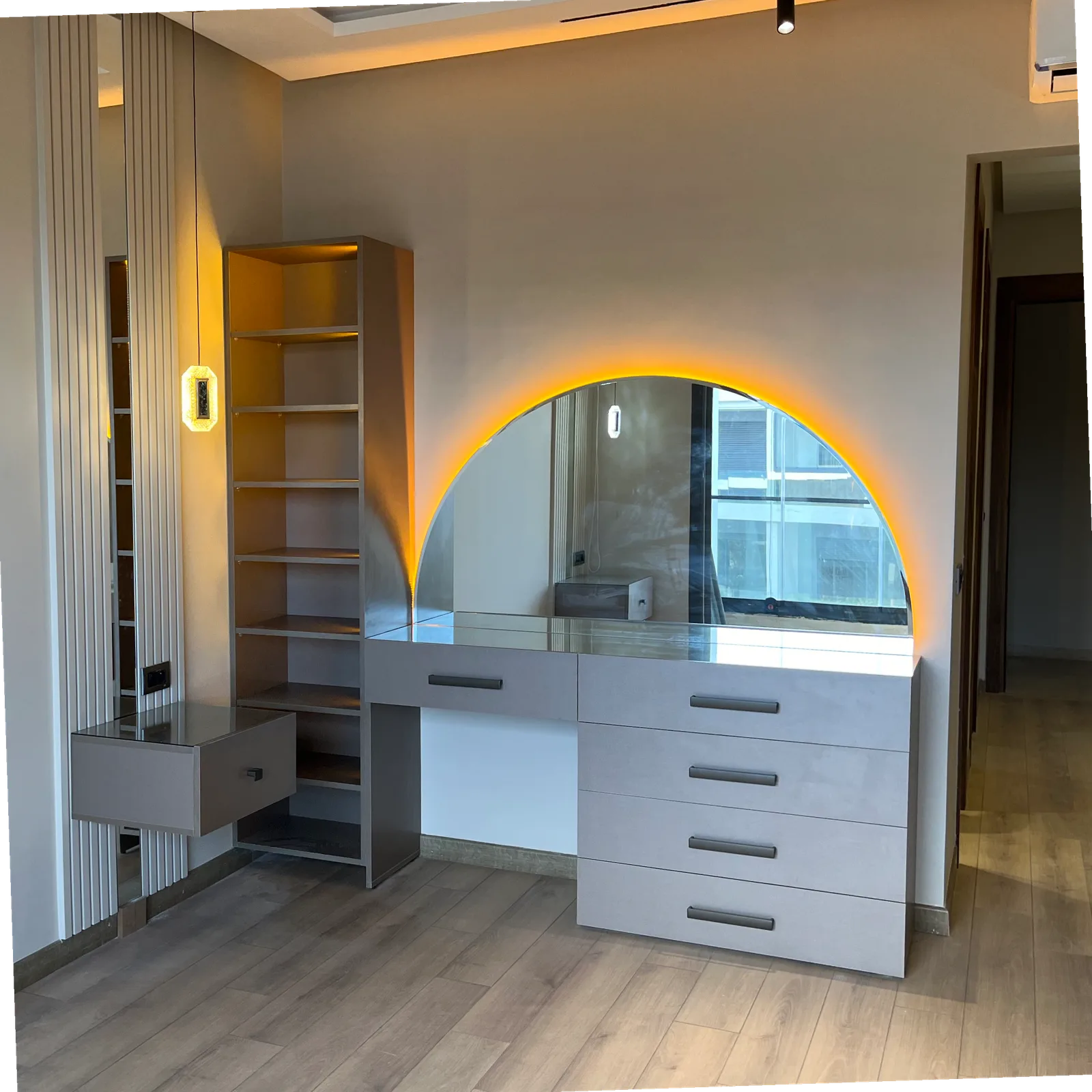 Habillage mural en miroir