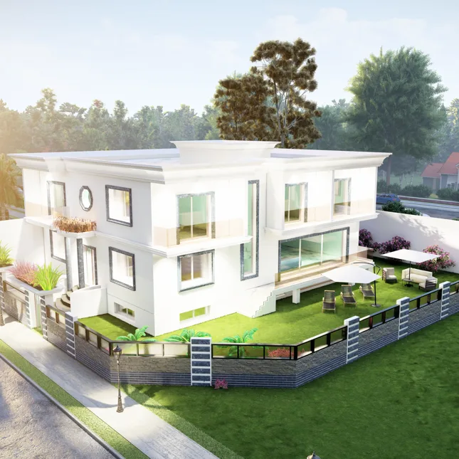 projet de villa style néoclassique