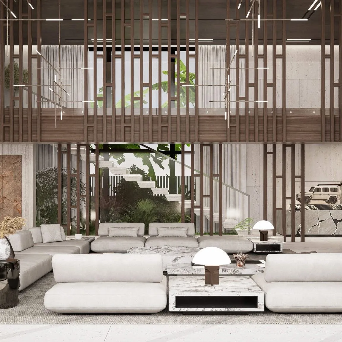 Salon contemporain 