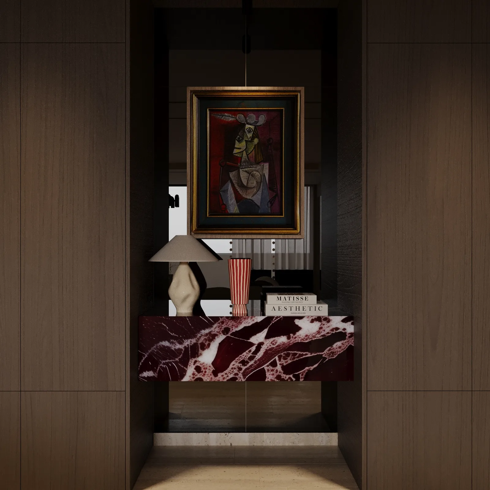 projet de conception appart bouskoura
